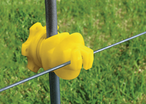 Patriot Rod Post Insulator (Yellow & Black)