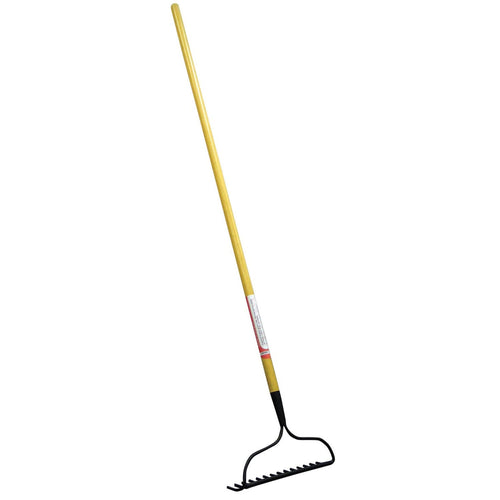 Corona Tools Bow Head Rake, 14 in. Head, 14 Tines, Wood Handle