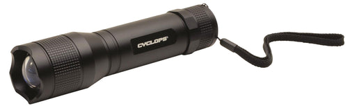 Cyclops CYCTF1500 Tactical Flashlight  1500 Lumens LED Aluminum Black AAA