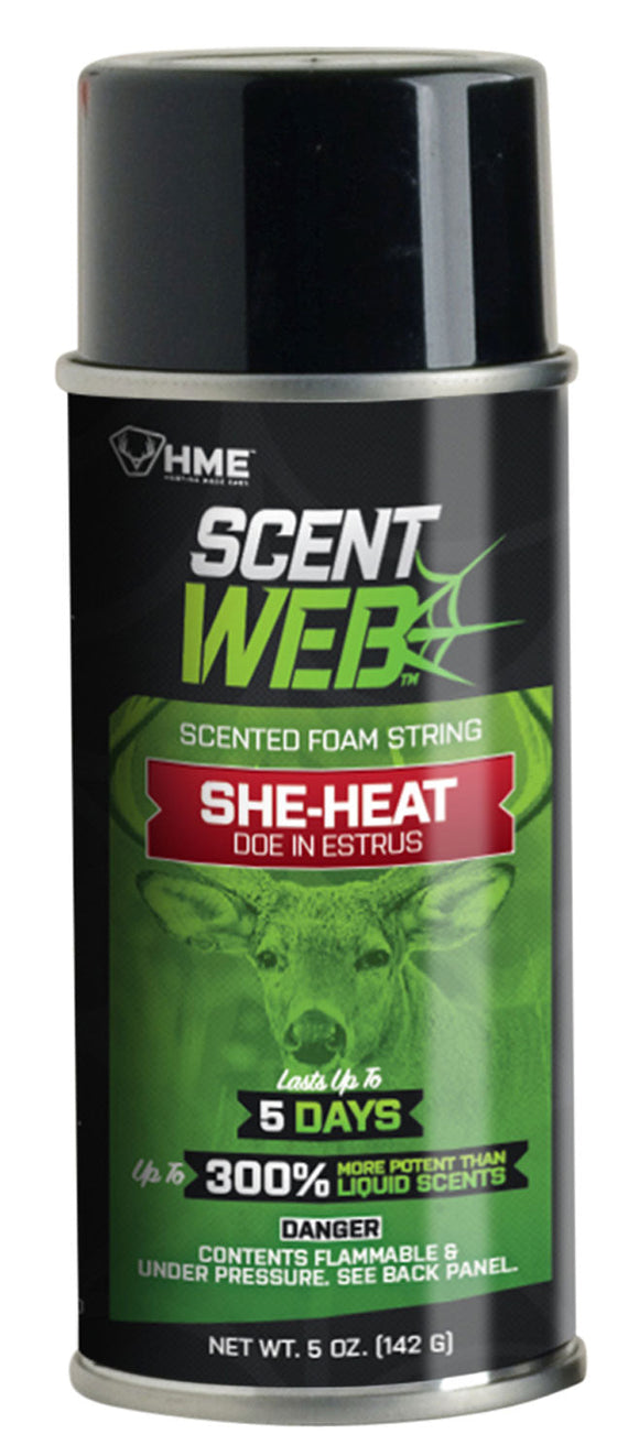 HME SWSHEHEAT Scent Web She-Heat Cover Scent Doe In Estrous 5 oz