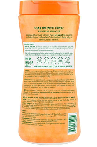 Tropiclean Flea and Tick Carpet & Pet Powder