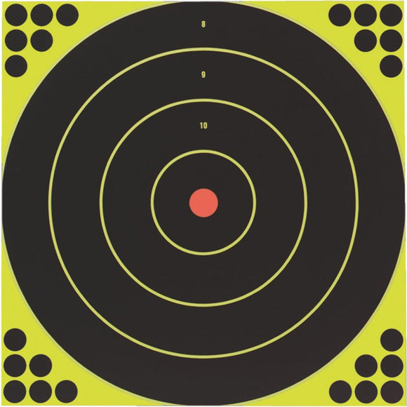 Birchwood Casey Shoot-N-C 12-Inch Sighting Adhesive Paper Bulls-Eye Target