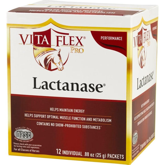 VITA FLEX LACTANASE PACKET SUPPLEMENT FOR HORSES